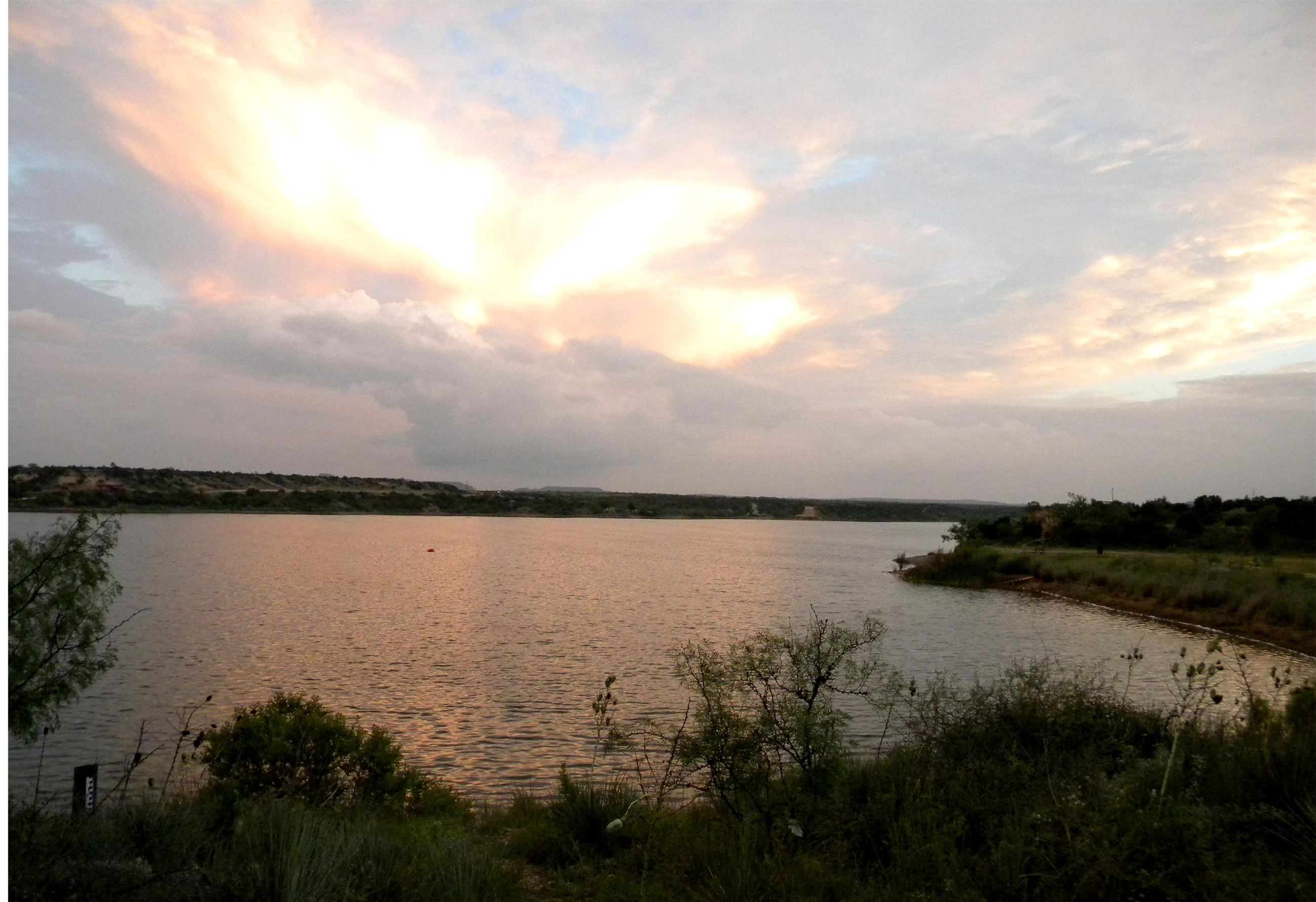 Moss Creek Lake at Sunset