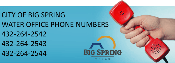 Water Office Phone Numbers 5-29-20