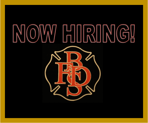 BSFD Now Hiring