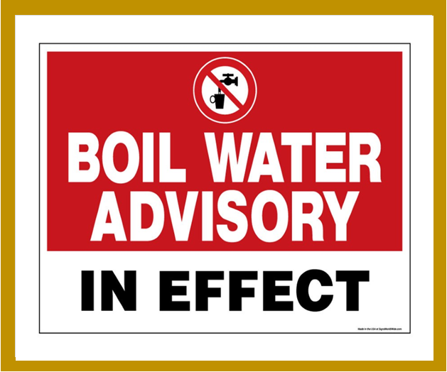 Boil Water In Effect