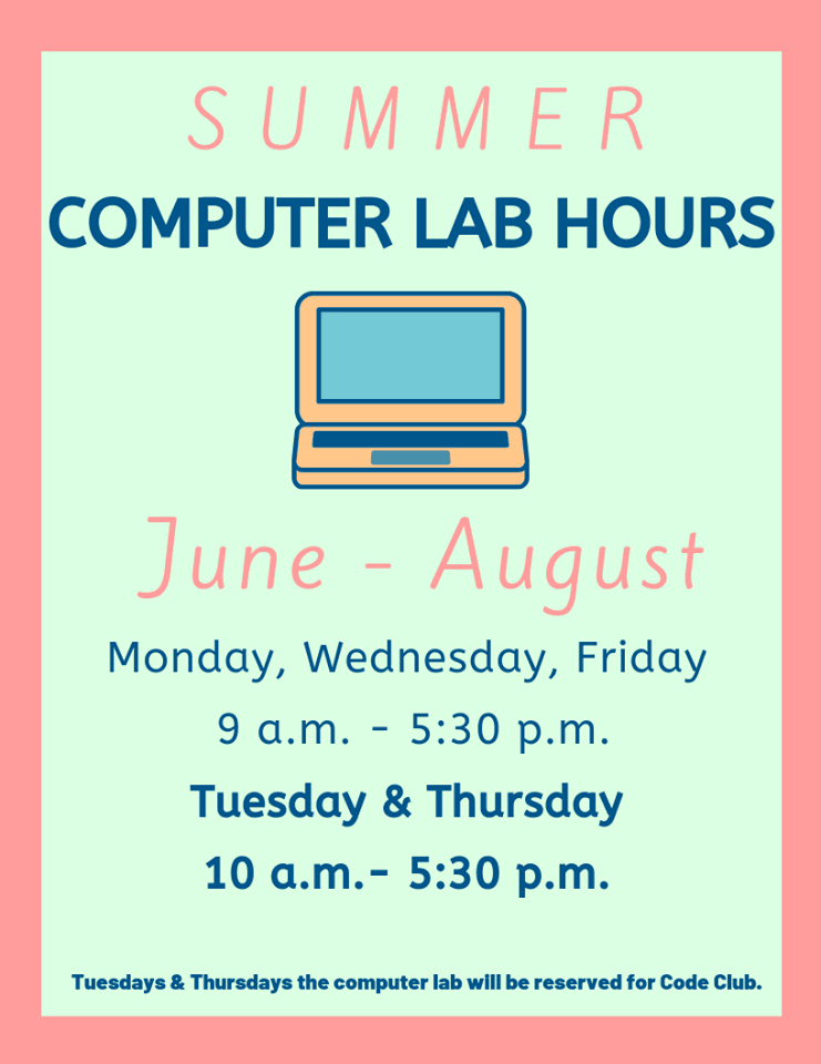 Computer Lab Hours