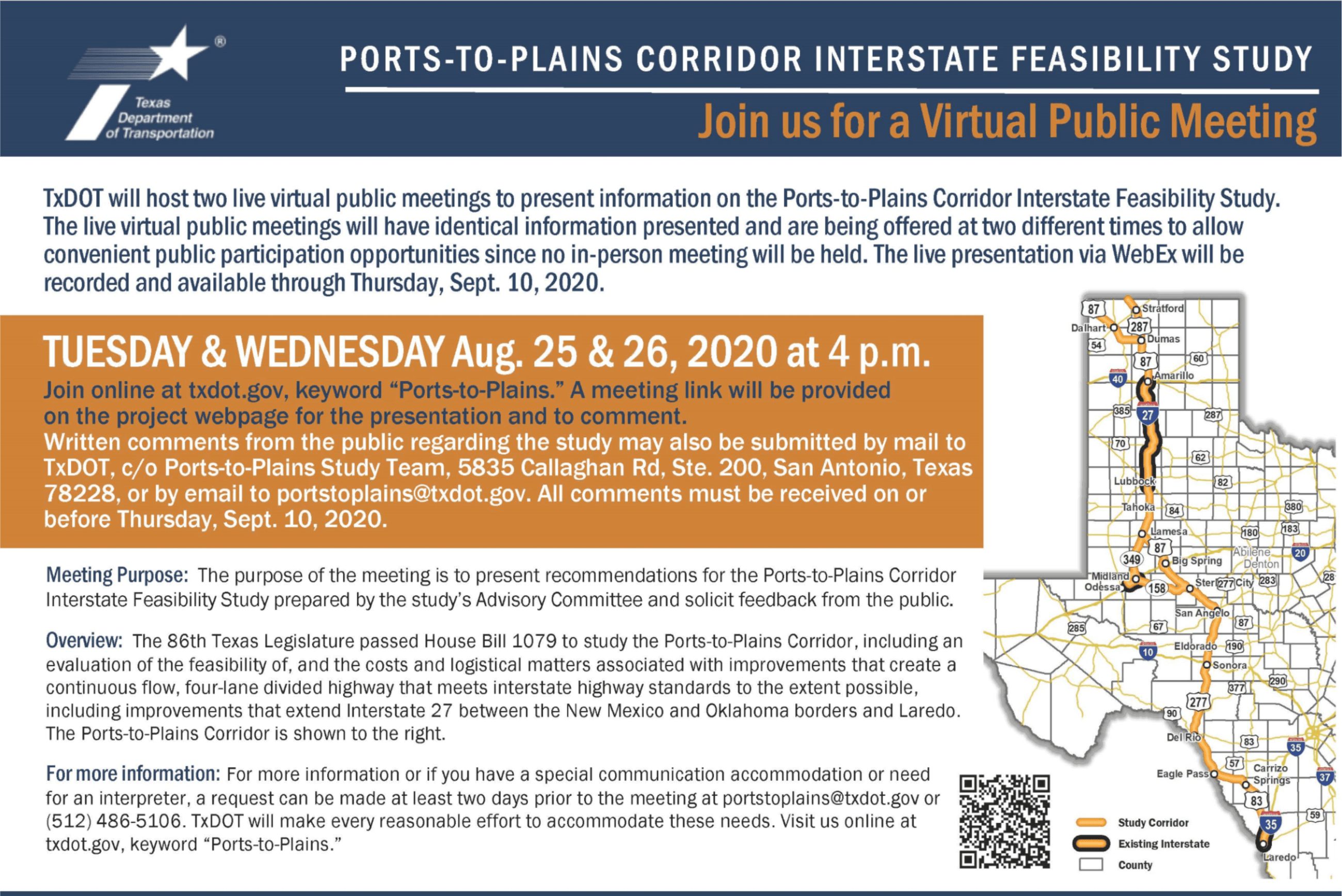 P2P Public Meeting Notice ENGLISH
