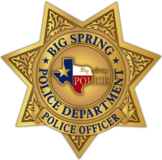 Big Spring Police Department Badge